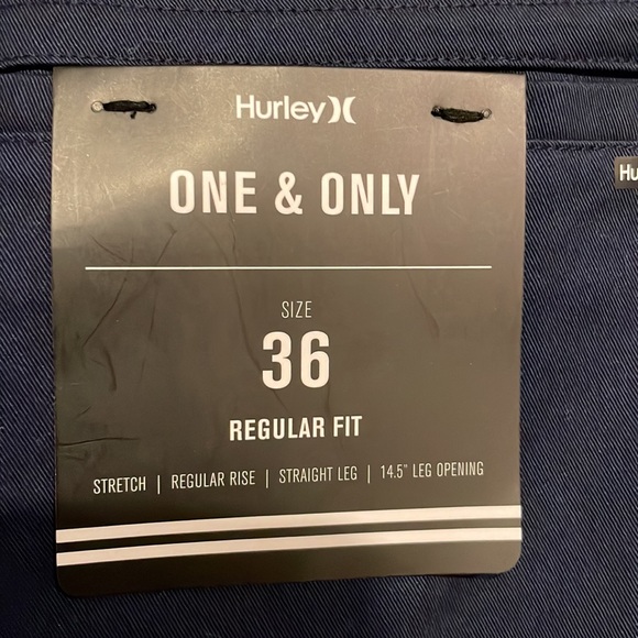 Hurley mens size 36 one and only pants - Picture 7 of 7
